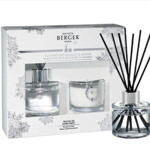 FESTIVE FIR Candle and Diffuser Gift Set By Maison Berger